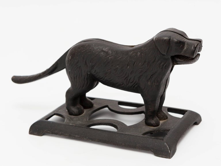 19th Century Cast Iron Dog Nutcracker at 1stDibs