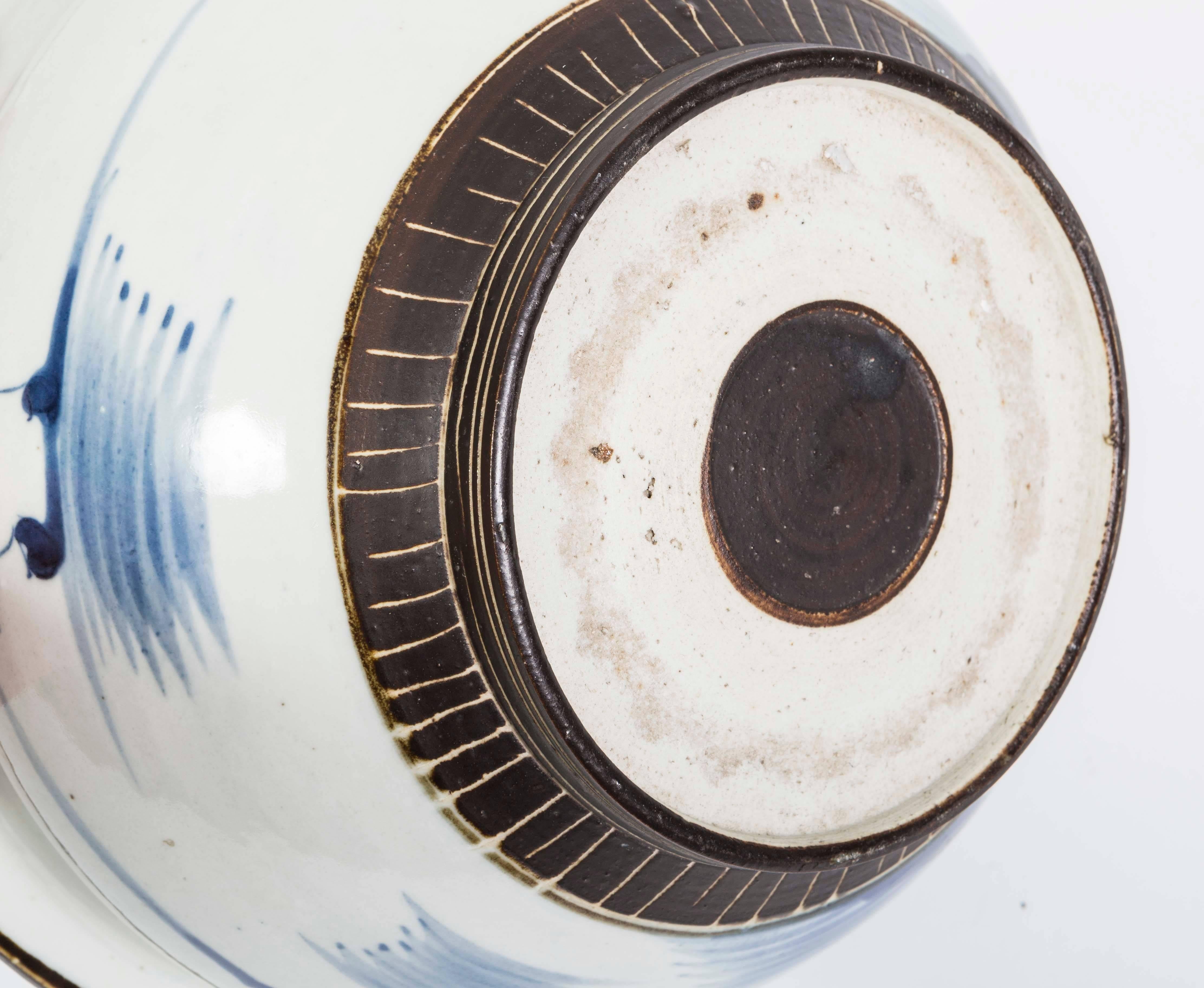 20th Century Blue and White Chinese Bowl 2