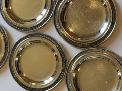 Silver Perugia & C. Italian 800 Silver Dishes/Butter Pats