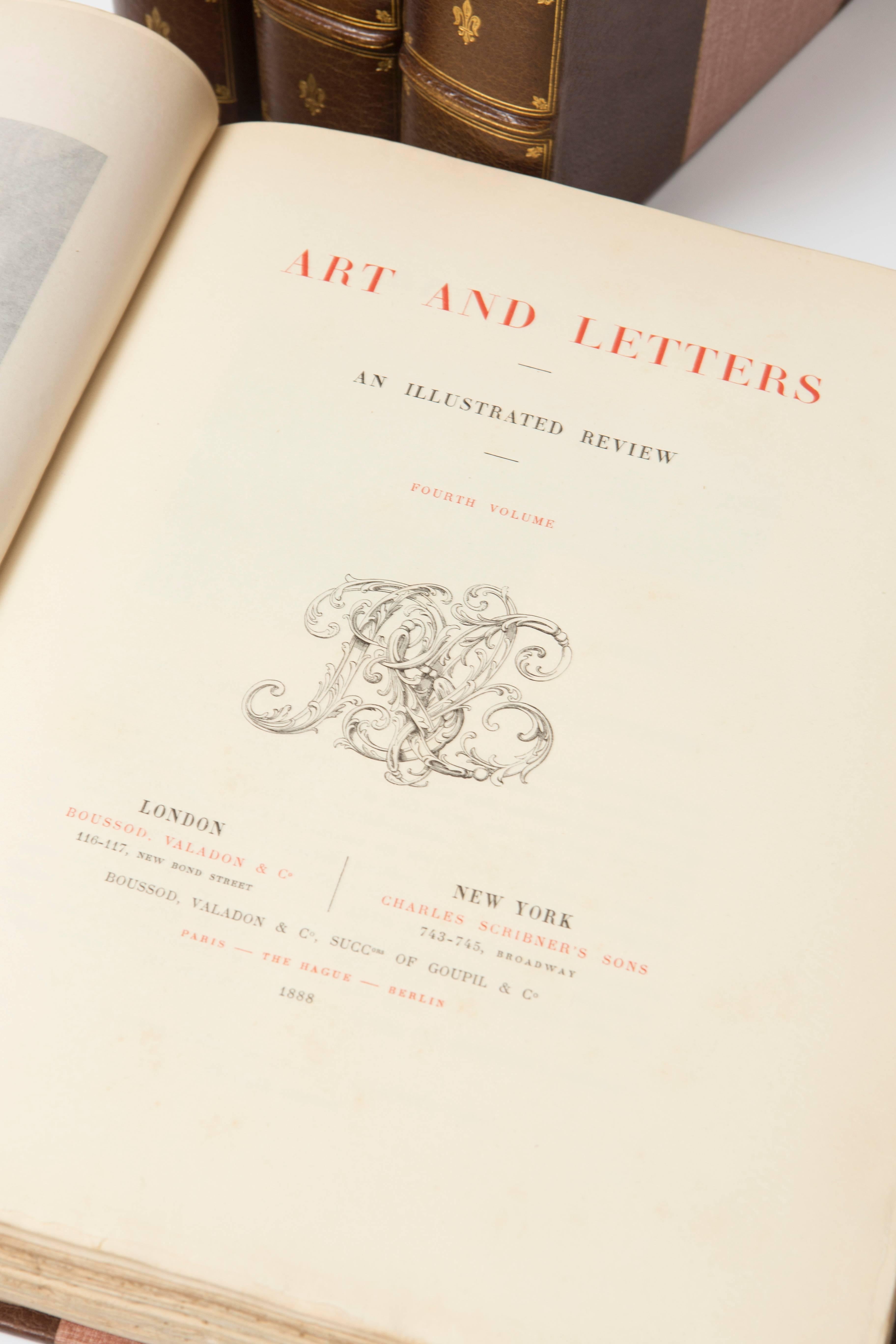 19th Century Set of Eight Volumns 