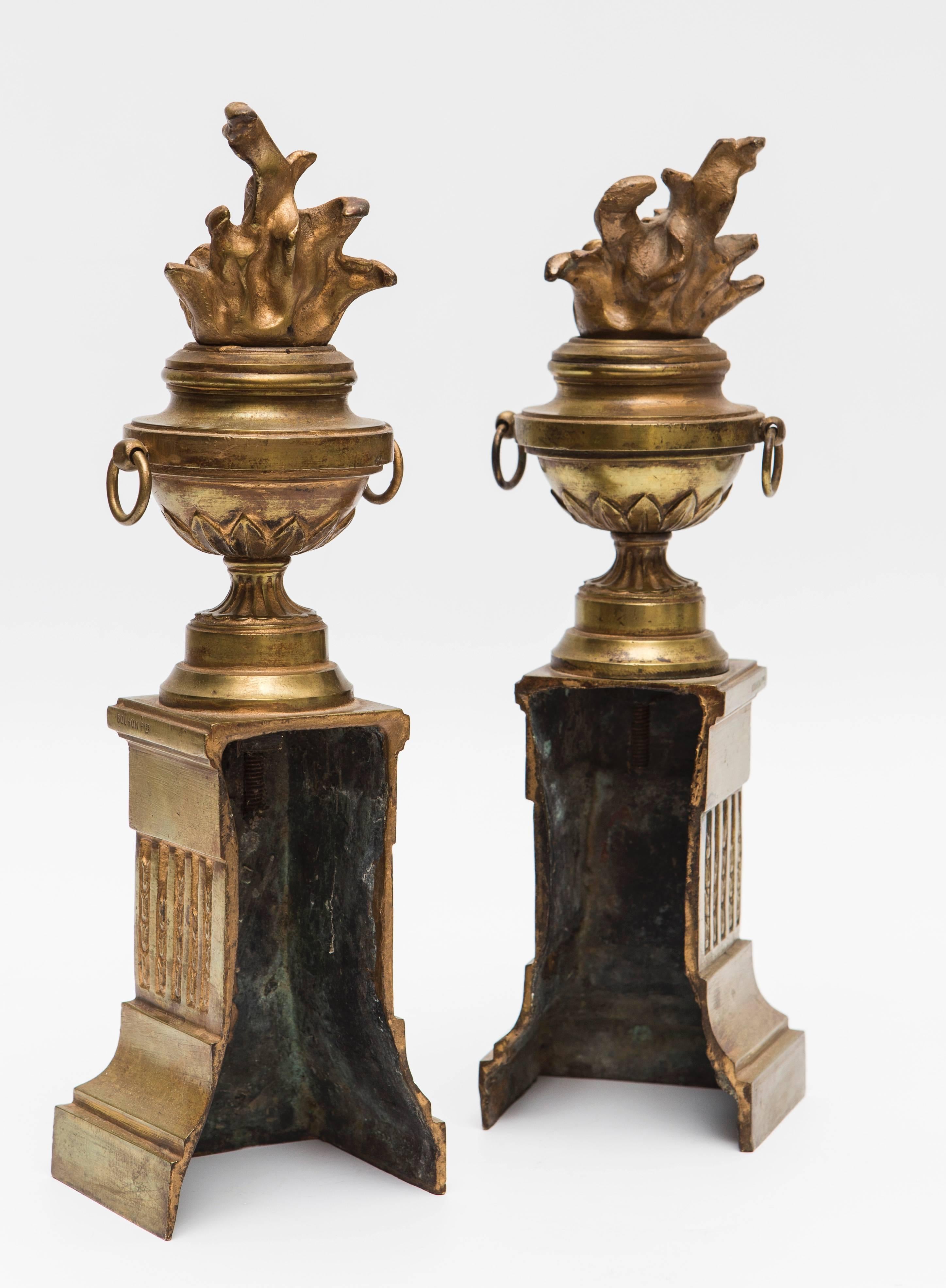 These 19th Century Brass Flame Torch bookends make the perfect accessory to any bookshelf.