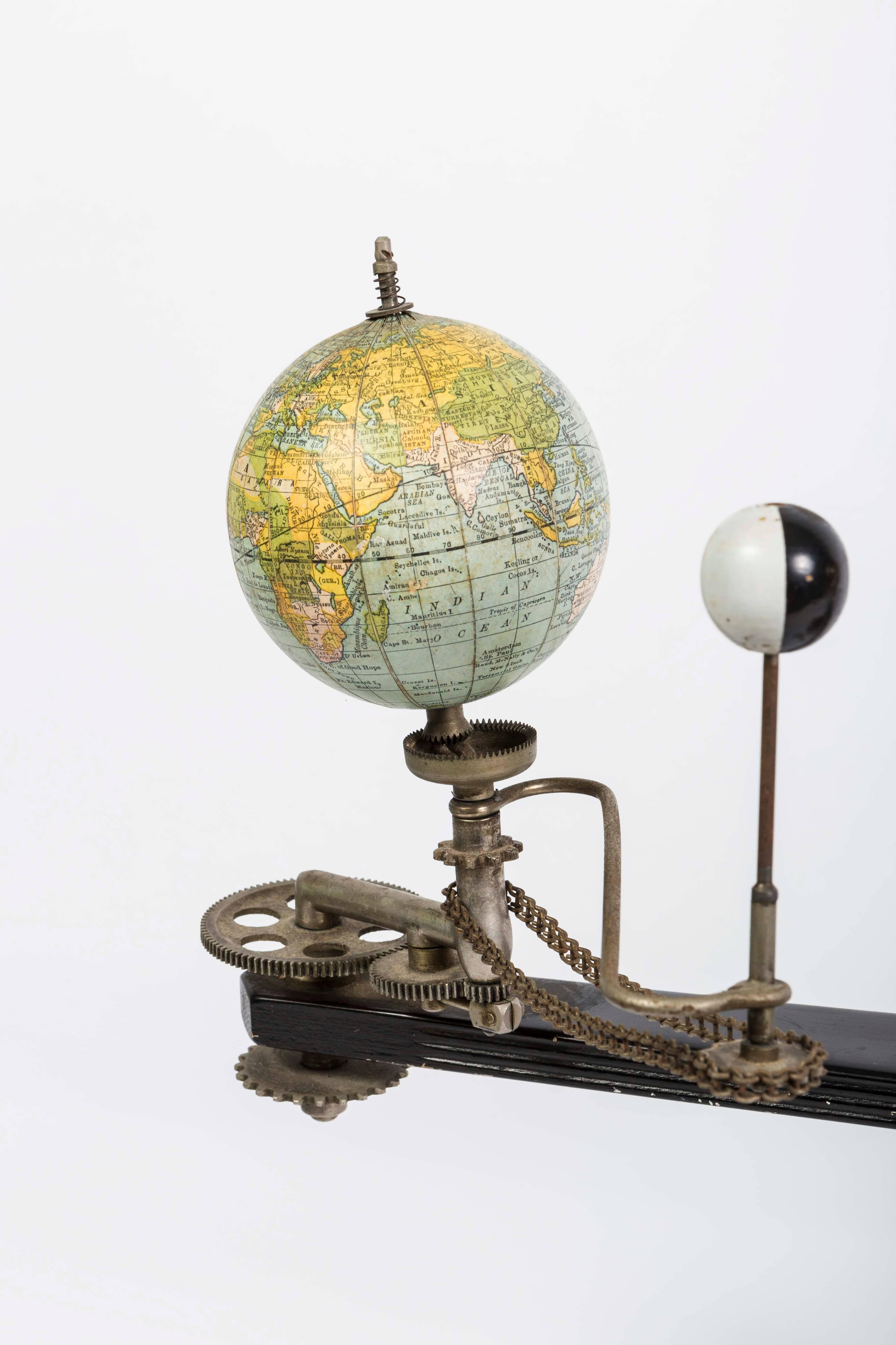 This scientific instrument from the 1900s was once an educational tool. Combining form and function at its best, this Trippensee orrery is pleasing to the eye and fascinating to the inquisitive mind. The orrery is a mechanical model of the solar