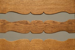 Set of 4 Henning Kjærnulf Style 'Razorblade' Chairs in Solid Oak and Wool 1960s