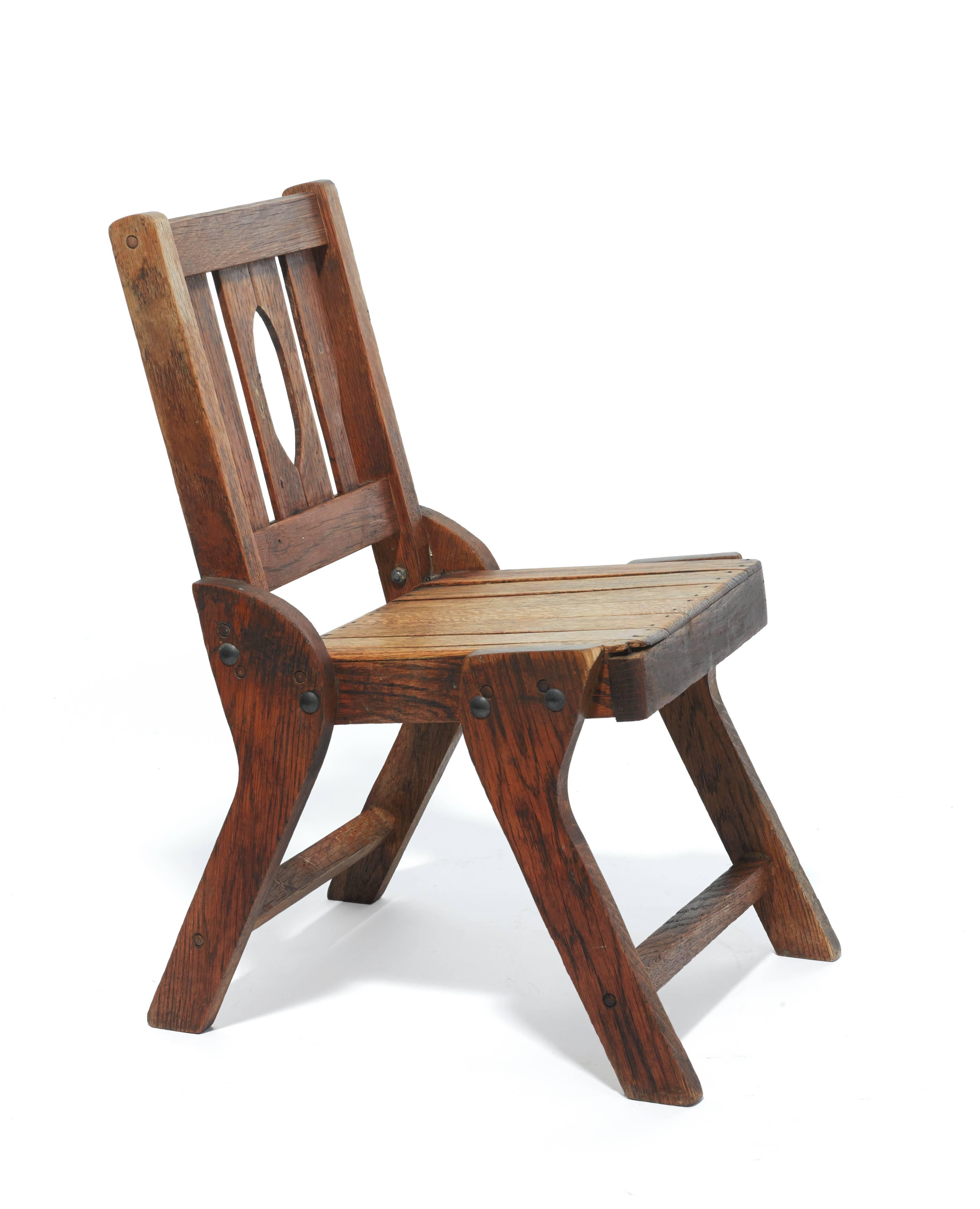 American Pair of 1930s Wooden Colorado Chairs For Sale