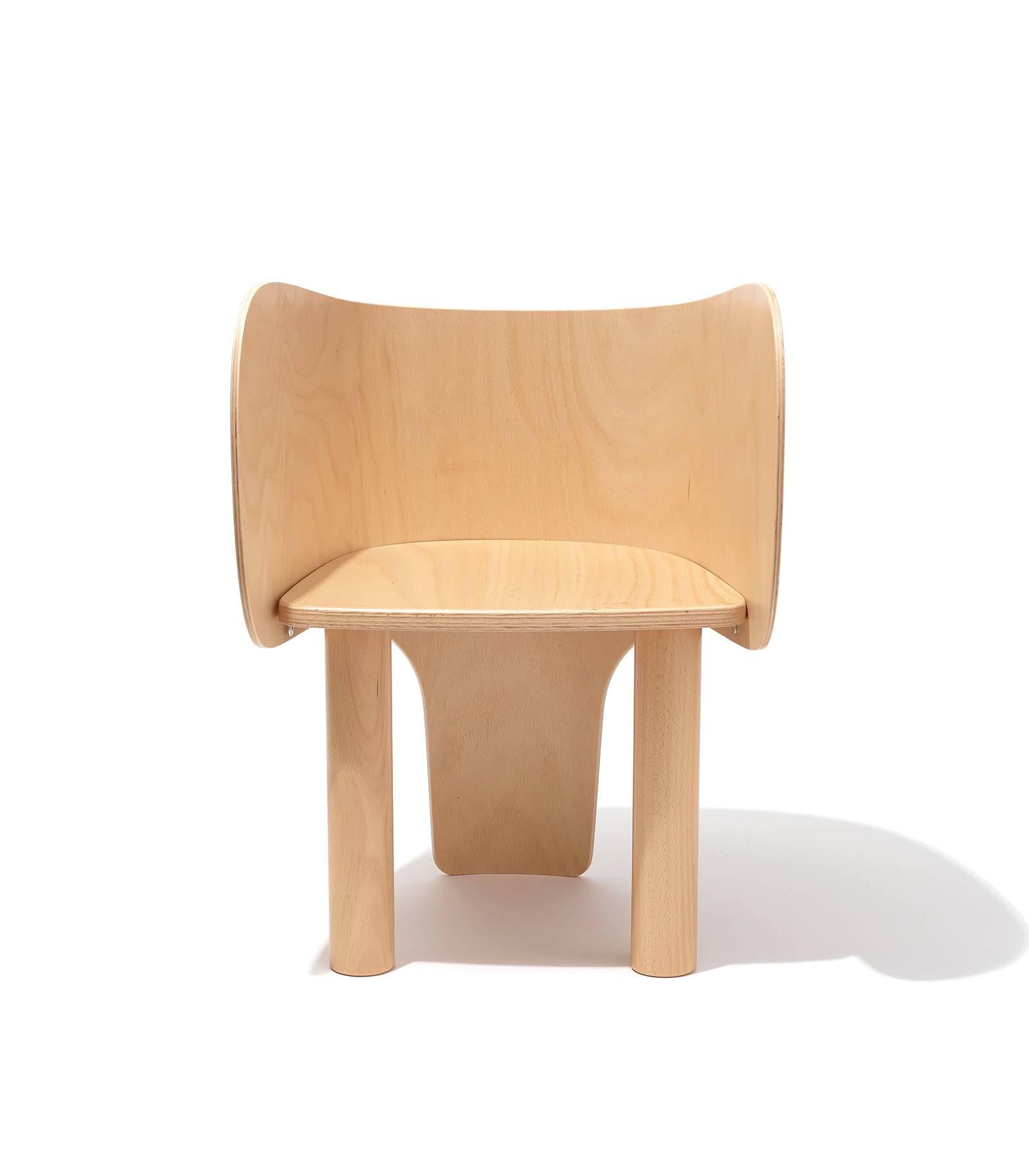 Elephant Child Chair in Beech Wood by EO

Designed by Mark Venot, France
Produced by EO
Contemporary, Denmark, 2016
European beech wood in a matte lacquer finish
H 20.5 in, W 16.5 in, D 14.5 in (seat: H 12.5 in)

Lead time 10-12 weeks

Elephant