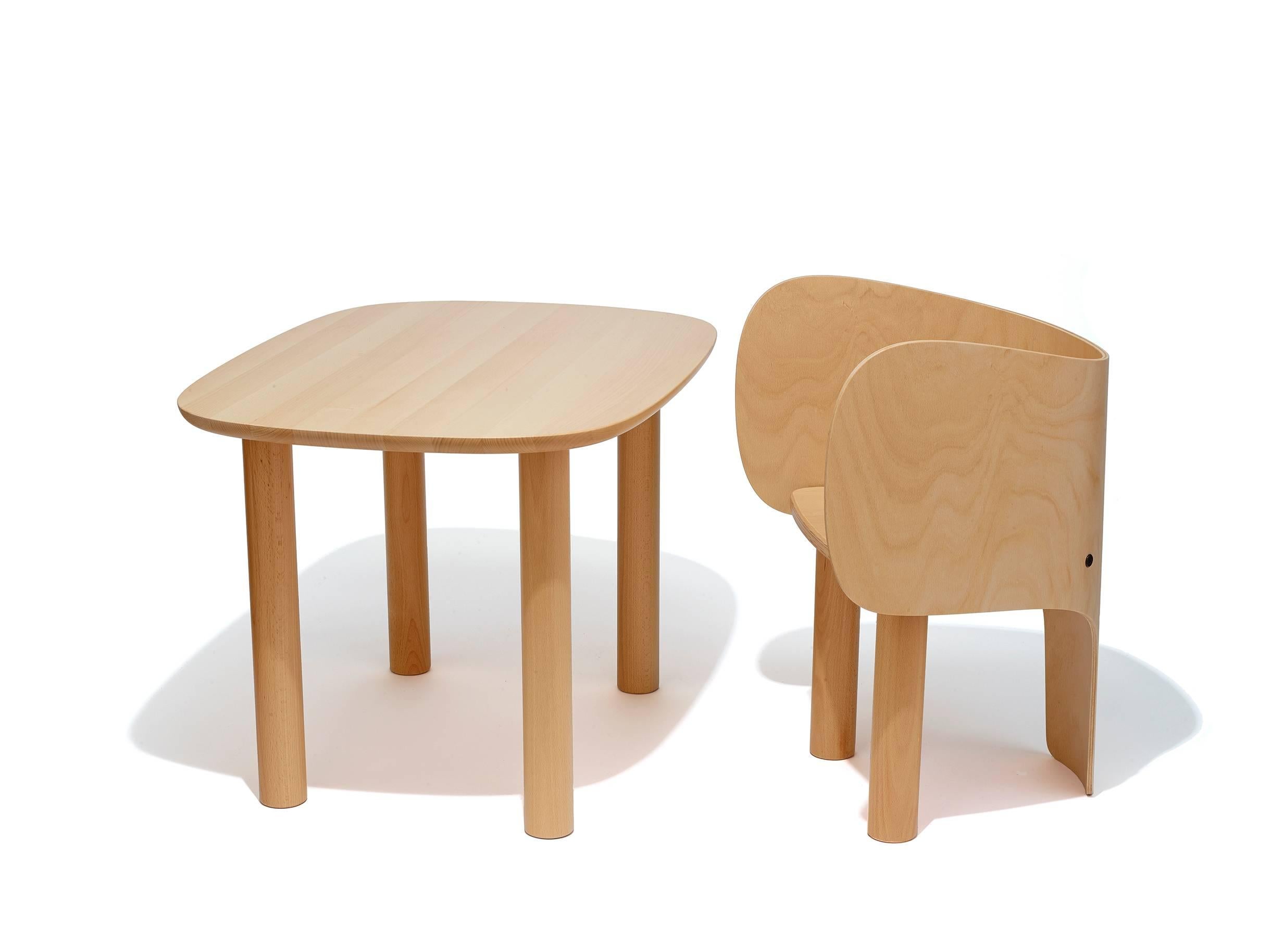 Danish Elephant Child Chair in Beech Wood by EO For Sale