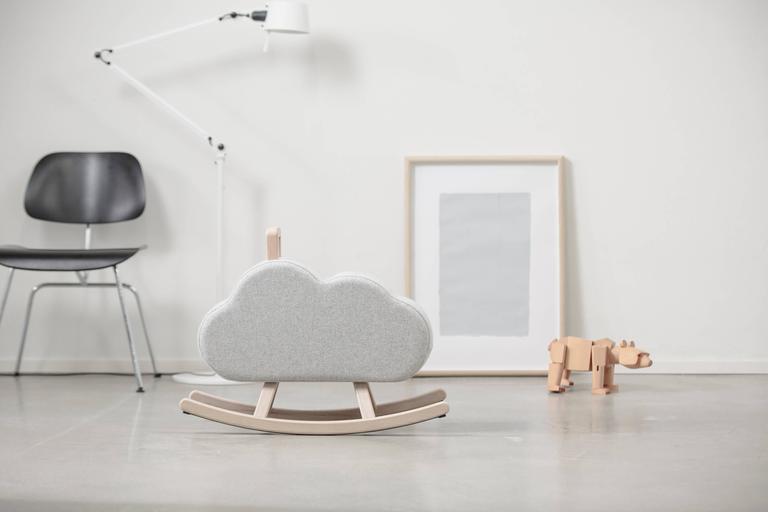 Iconic cloud child rocker by Maison Deux

Maison Deux
Contemporary, Netherlands, 2016
French oak, Kvadrat wool, rubber
Measures: L 27 in, seat H 15.75 in, D 10.5 in

Lead time 4-8 weeks if not in stock.