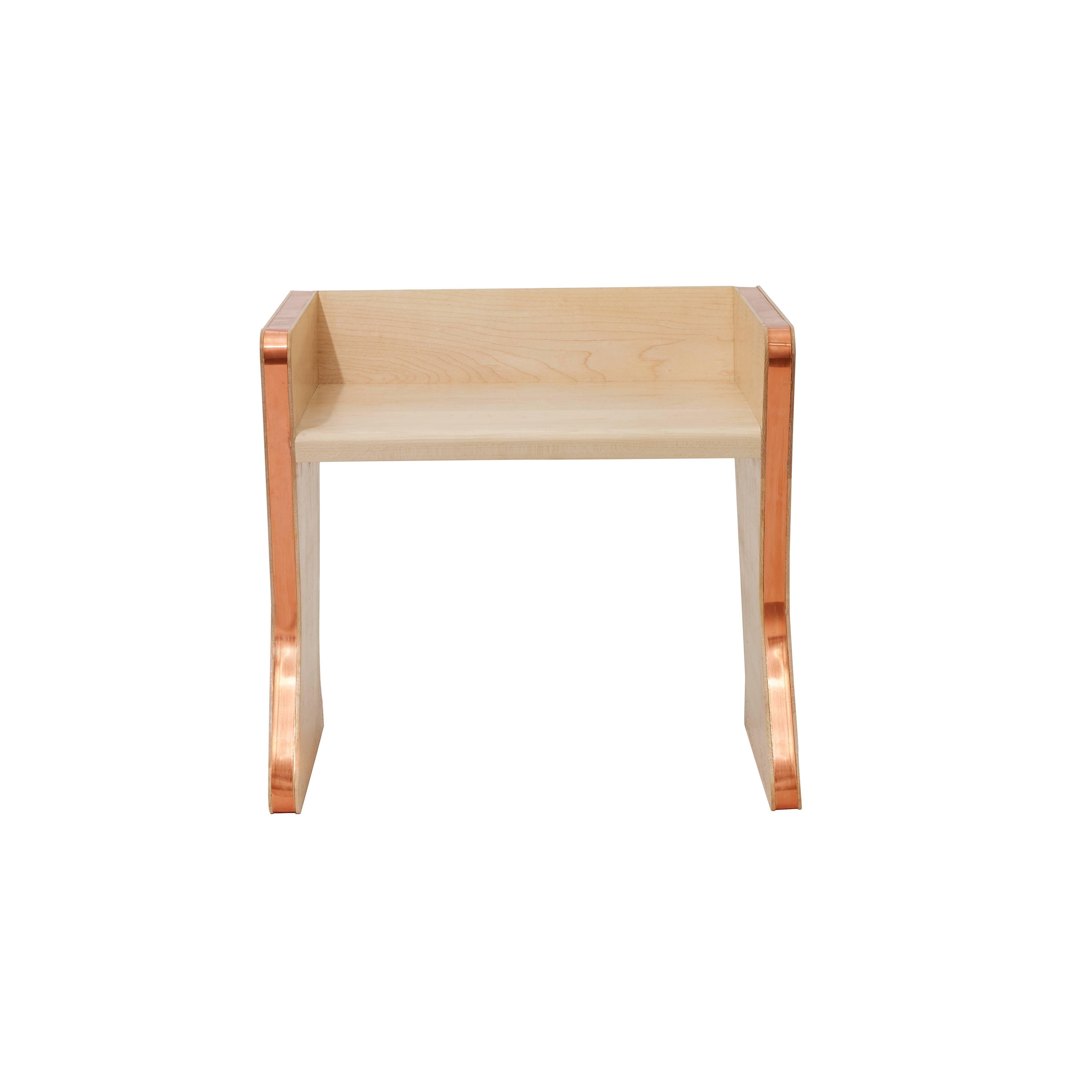 'Sit' Child Chair from the Heritage Collection by studiokinder in Maple/Copper

Studiokinder
Contemporary, USA, 2017
Maple with copper
Measures: H 15