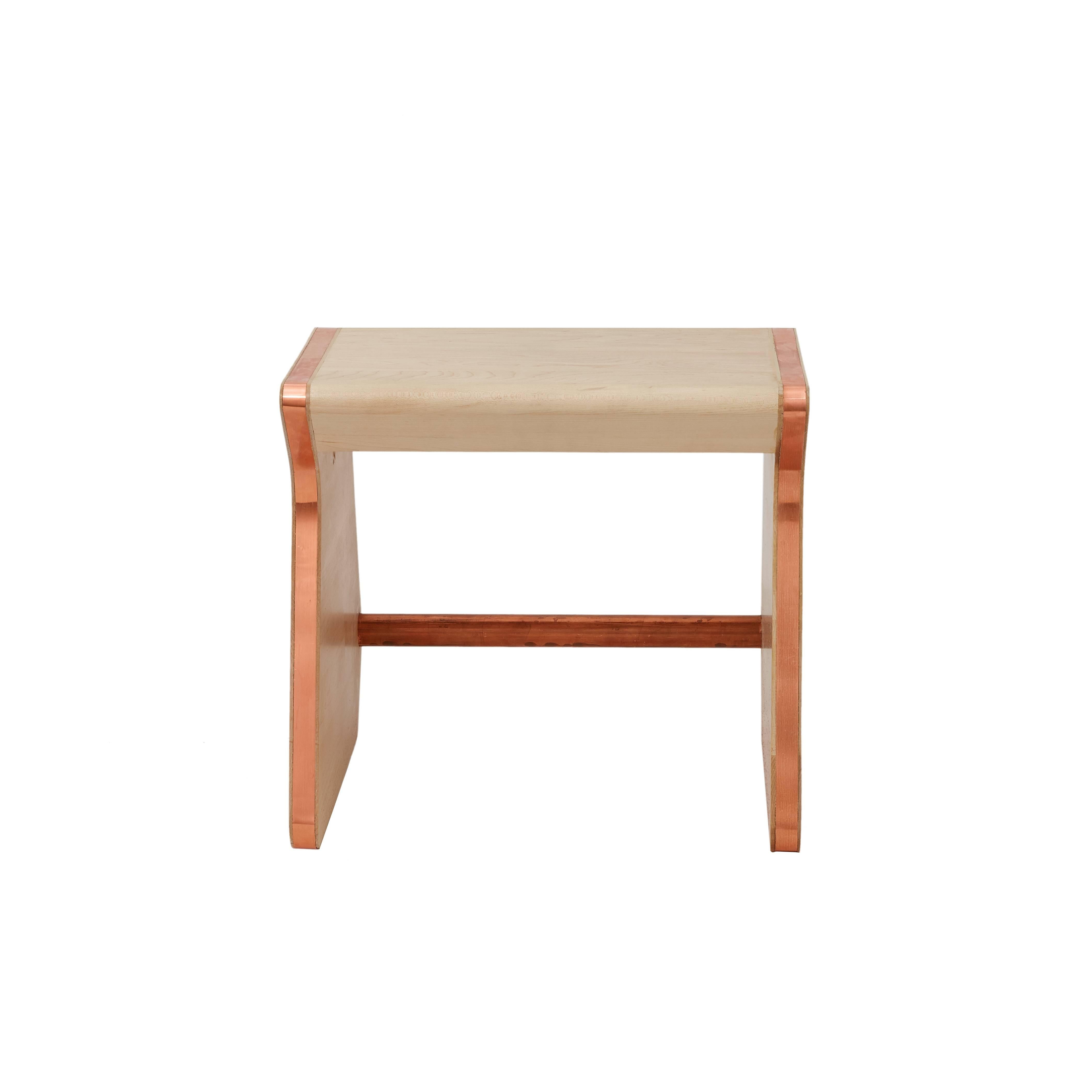 'Perch' Child Chair from the Heritage Collection by Studiokinder in Maple/Copper In Excellent Condition For Sale In New York, NY