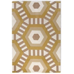 Kinder GROUND Rectangular Area Rug Swizzle Bone in 100% Wool 11