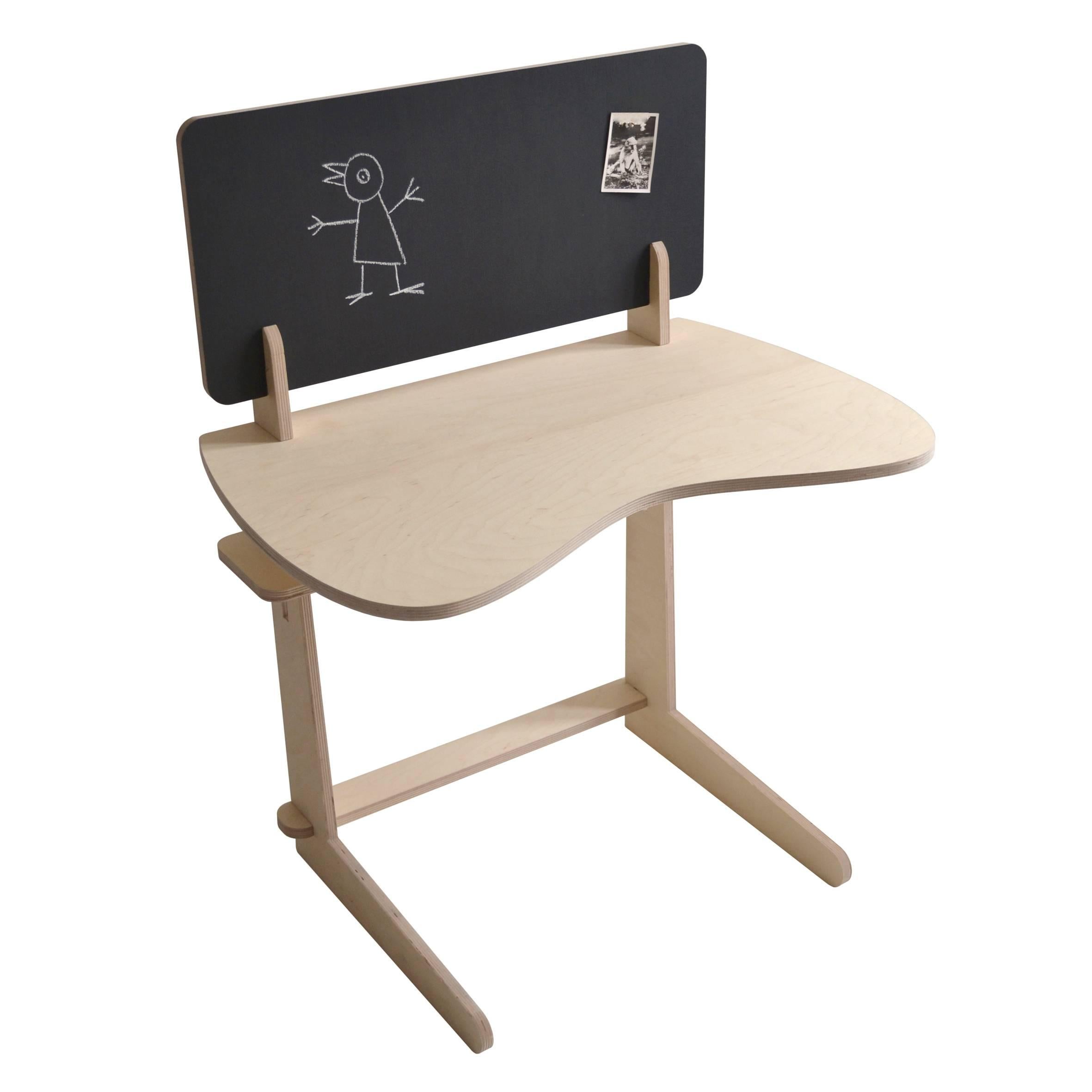 Biwo Adjustable Desk with Blackboard by Makémaké, Contemporary, France, 2017 For Sale