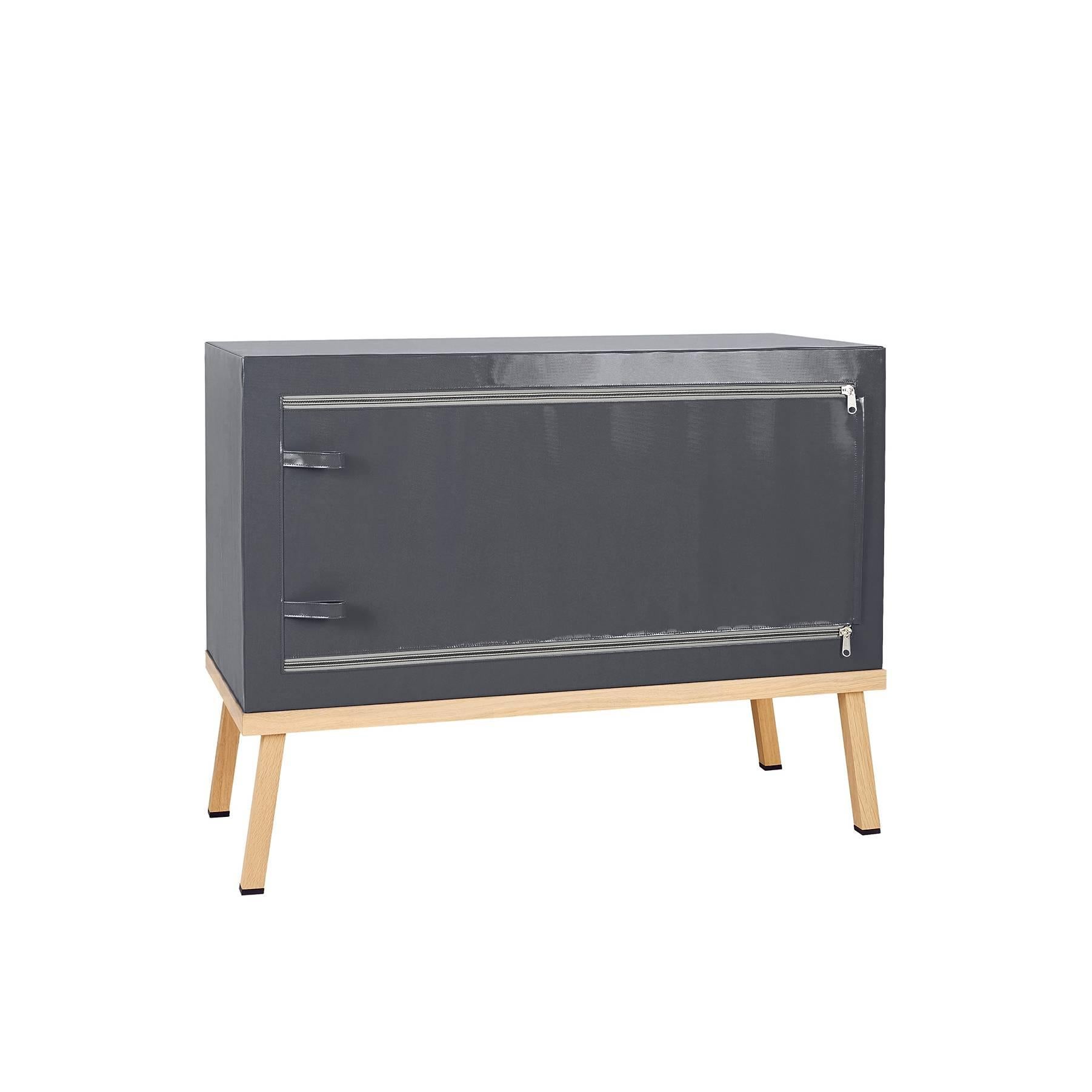 Visser and Meijwaard Truecolors Dresser or Credenza in Dark Grey PVC Cloth

Designed by Visser en Meijwaard
Contemporary, Netherlands, 2015
PVC cloth, oakwood, rubber
Measure: H 33.25 in, W 42.75 in, D 19.25 in

Lead time 8-10 weeks

Available in