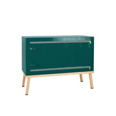 Visser and Meijwaard Truecolors Dresser or Credenza in Green PVC Cloth
