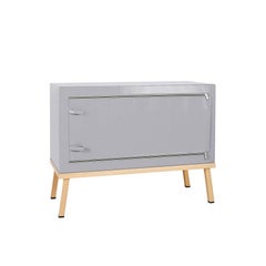 Visser and Meijwaard Truecolors Dresser or Credenza in Grey PVC Cloth