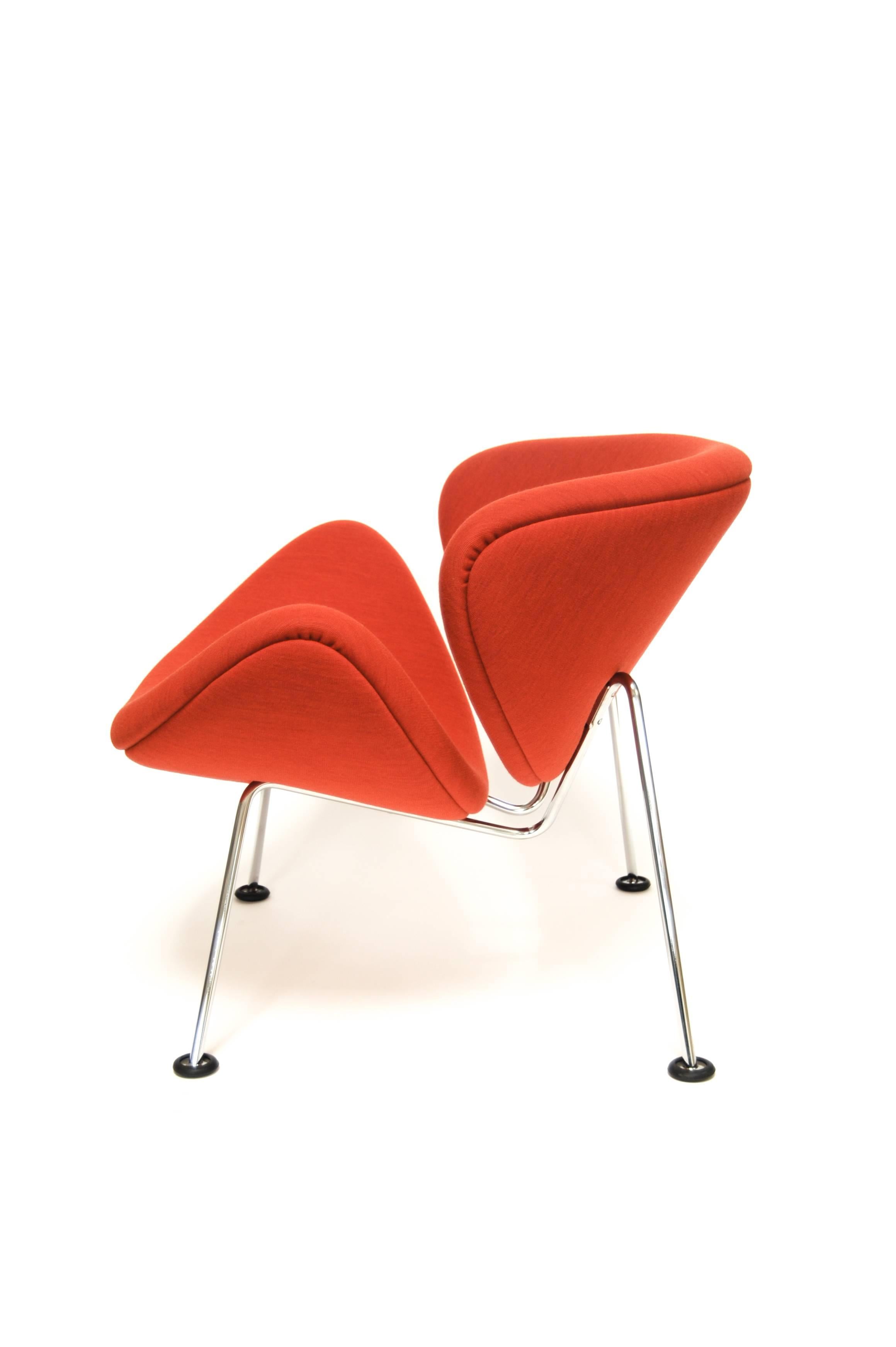 Mid-Century Modern Orange Slice Jr Chair by Pierre Paulin in Kvadrat 'Divina Melange2', Netherlands For Sale