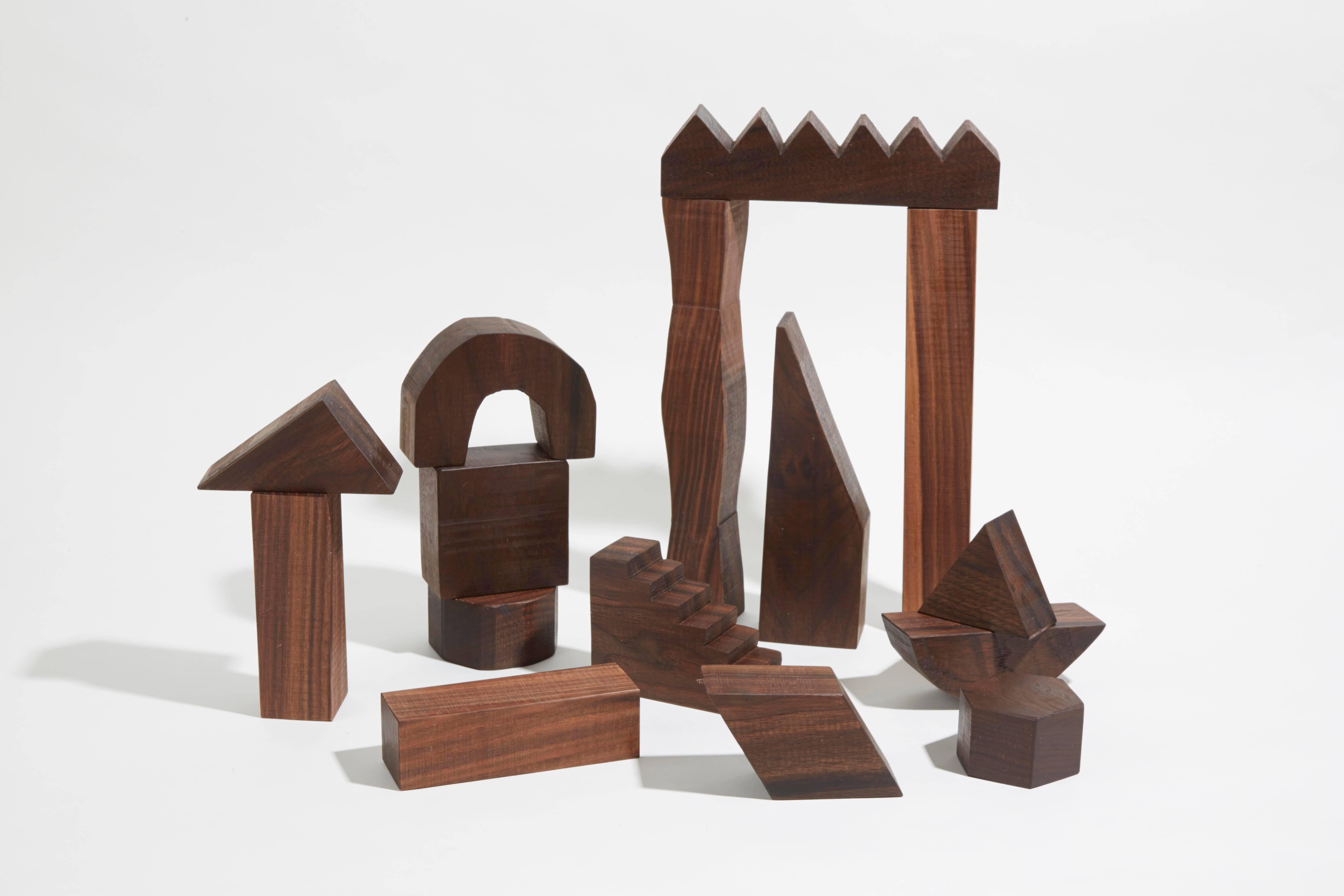 Sculptural Walnut Building Blocks by Fort Makers

Noah Spencer / Fort Makers
Brooklyn, NY
2015
Walnut

15 piece set, packaged in a 14