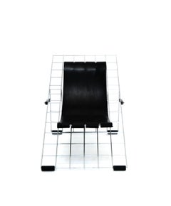 Folding Grid Chair by Henner Kuckuck, USA, 1996, Rubber and Metal