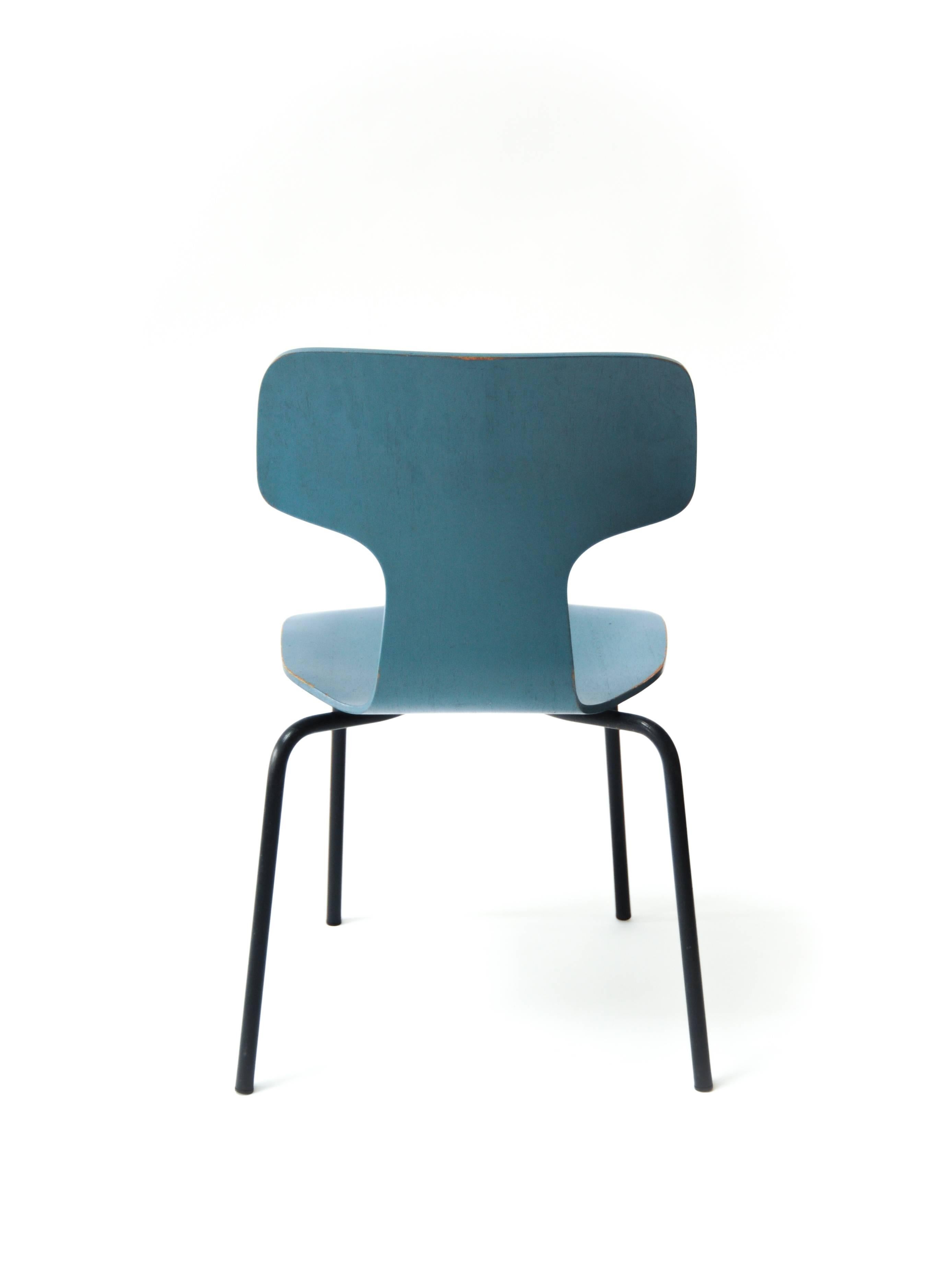 Molded Pair of Model 3103 Chairs, Designed by Arne Jacobsen, Vintage, Denmark, 1955 For Sale