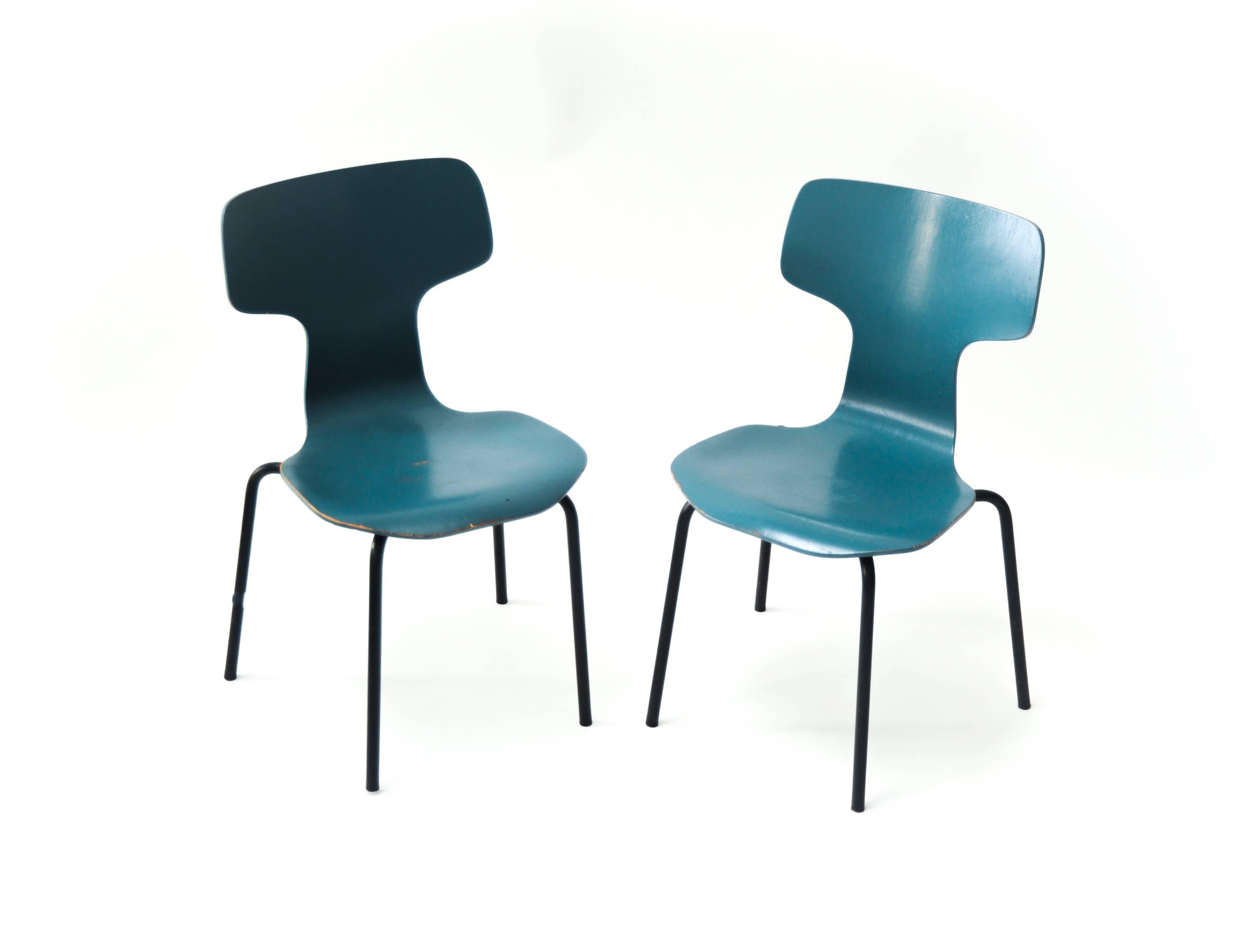 20th Century Pair of Model 3103 Chairs, Designed by Arne Jacobsen, Vintage, Denmark, 1955 For Sale
