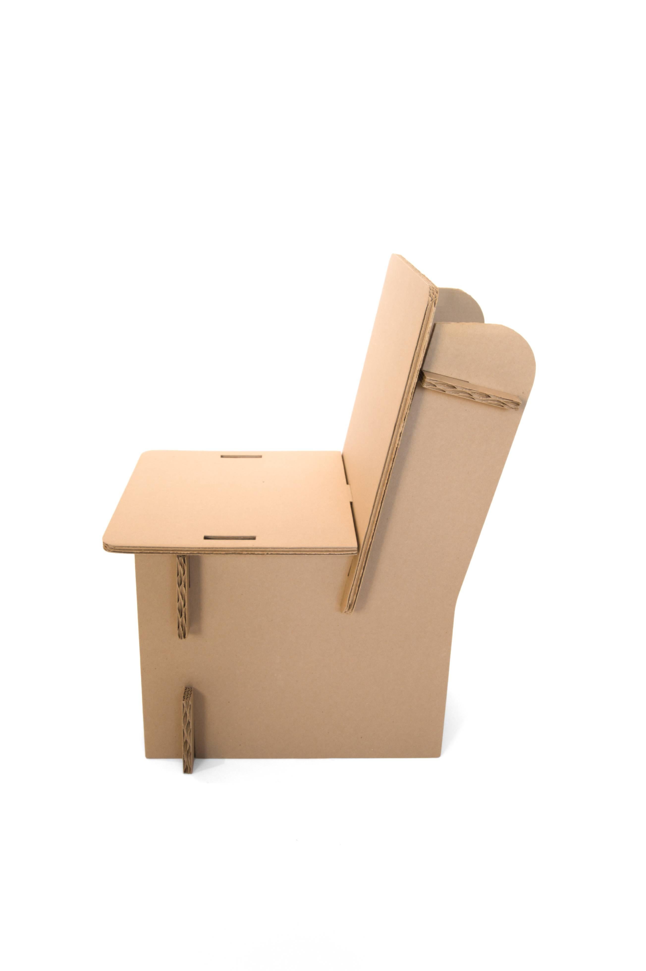 American Cardboard Chair by Mixed Nuts' Crazy Crazy for the Denver Art Museum For Sale