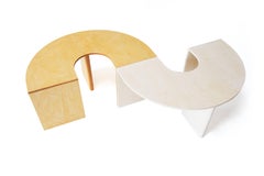 Lunar Table by Kinder Modern in Birch Plywood, USA, 2017