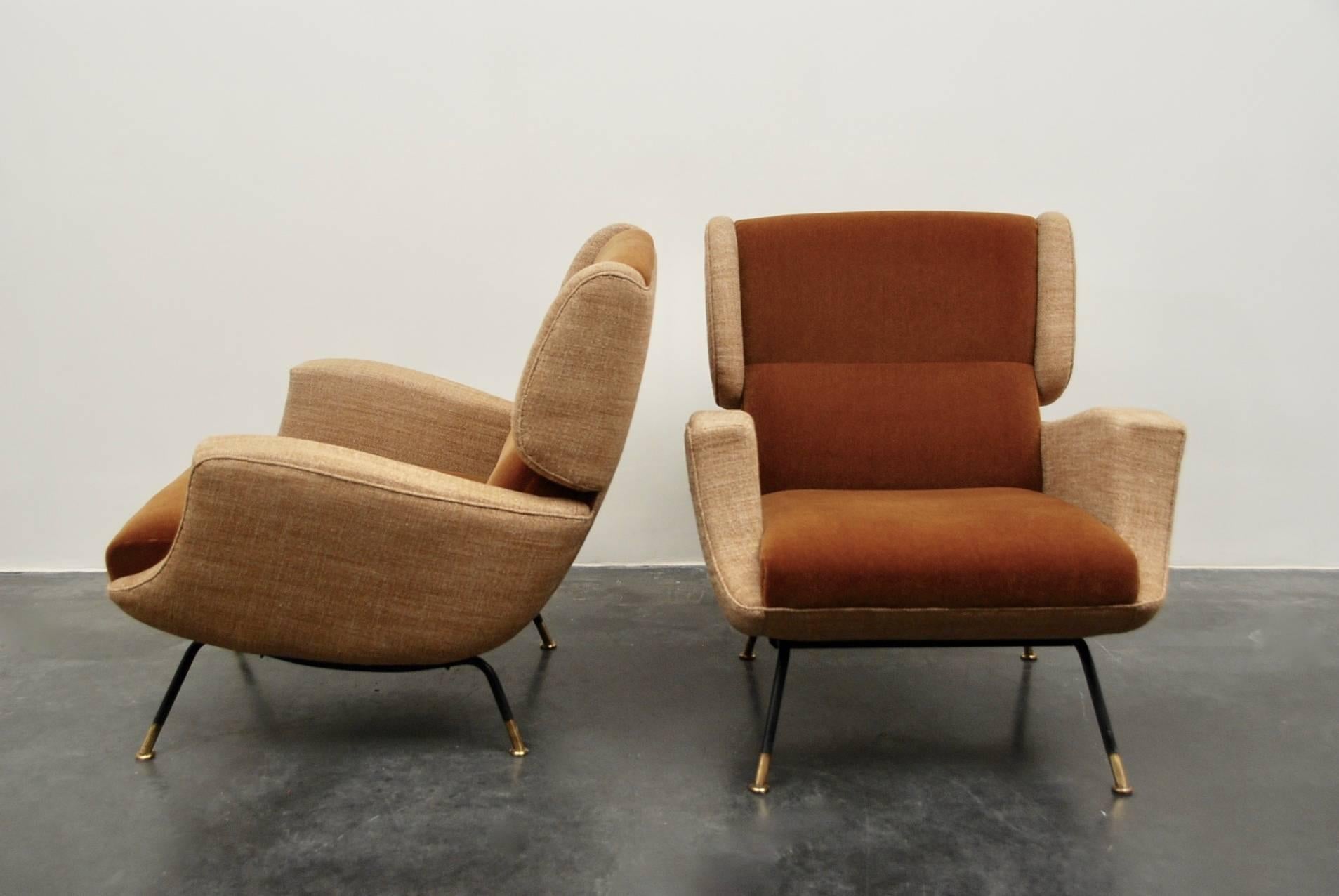 Pair of Seats, Italy 1950s In Excellent Condition For Sale In Antwerp, BE