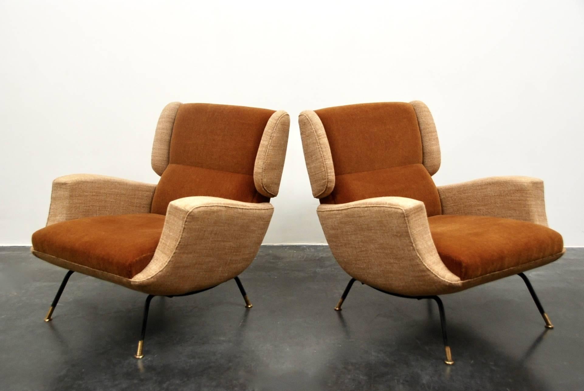 Mid-20th Century Pair of Seats, Italy 1950s For Sale