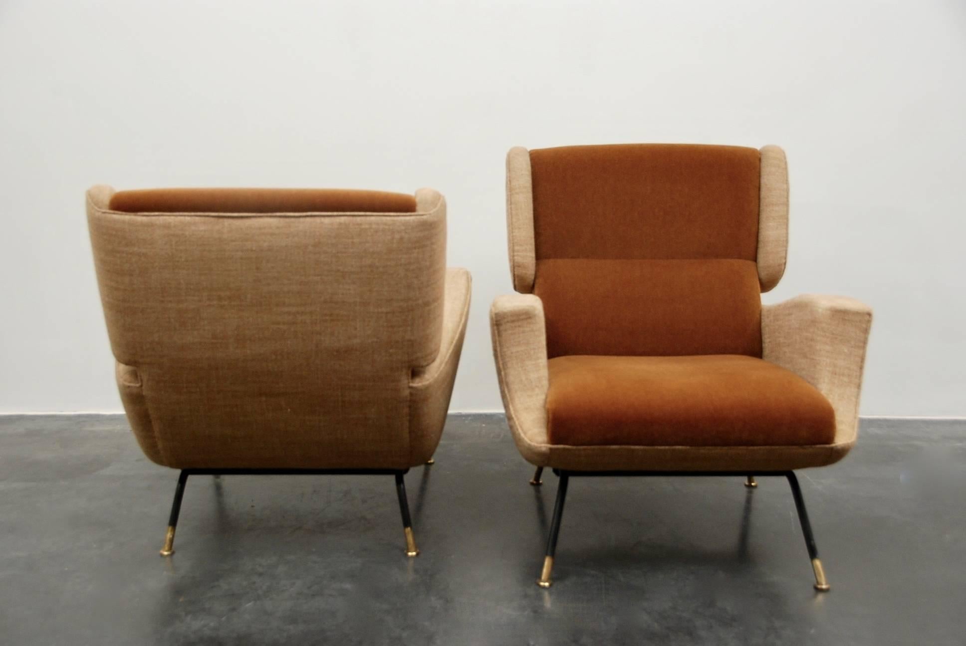 Italian Pair of Seats, Italy 1950s For Sale