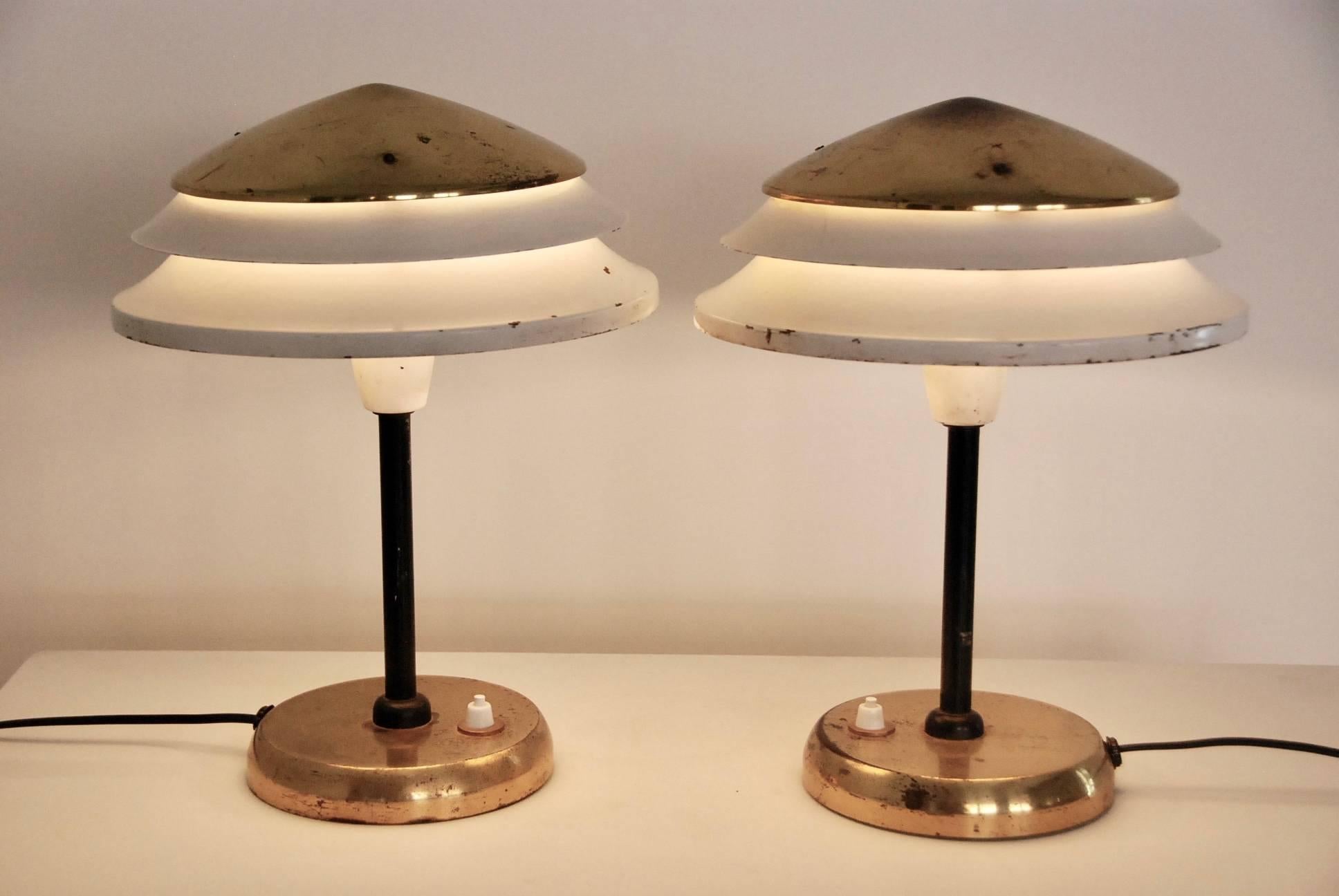 Pair of Table Lamps In Good Condition In Antwerp, BE