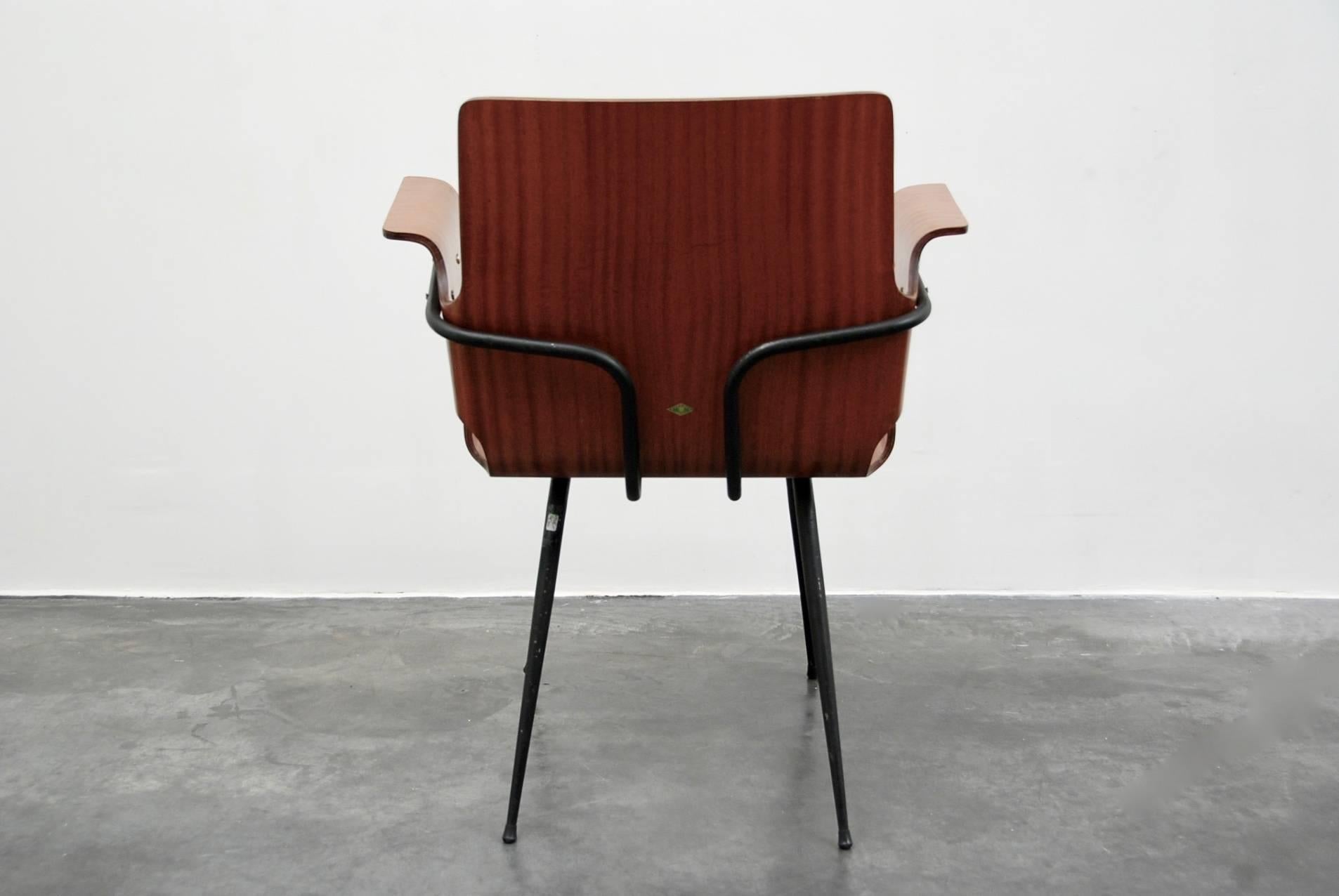 Mid-20th Century Desk Chair by Gorgone Napoli For Sale