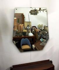 1950s Elegant Frameless Mirror