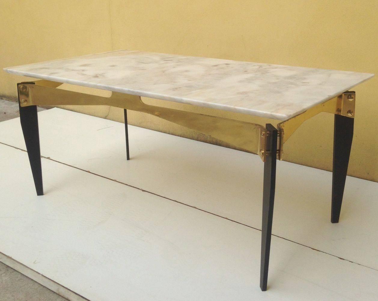 Italian 1950s Coffee Table Attributed to Melchiorre Bega