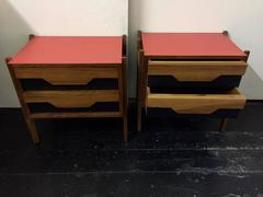 1950s Pair of Bedside Tables