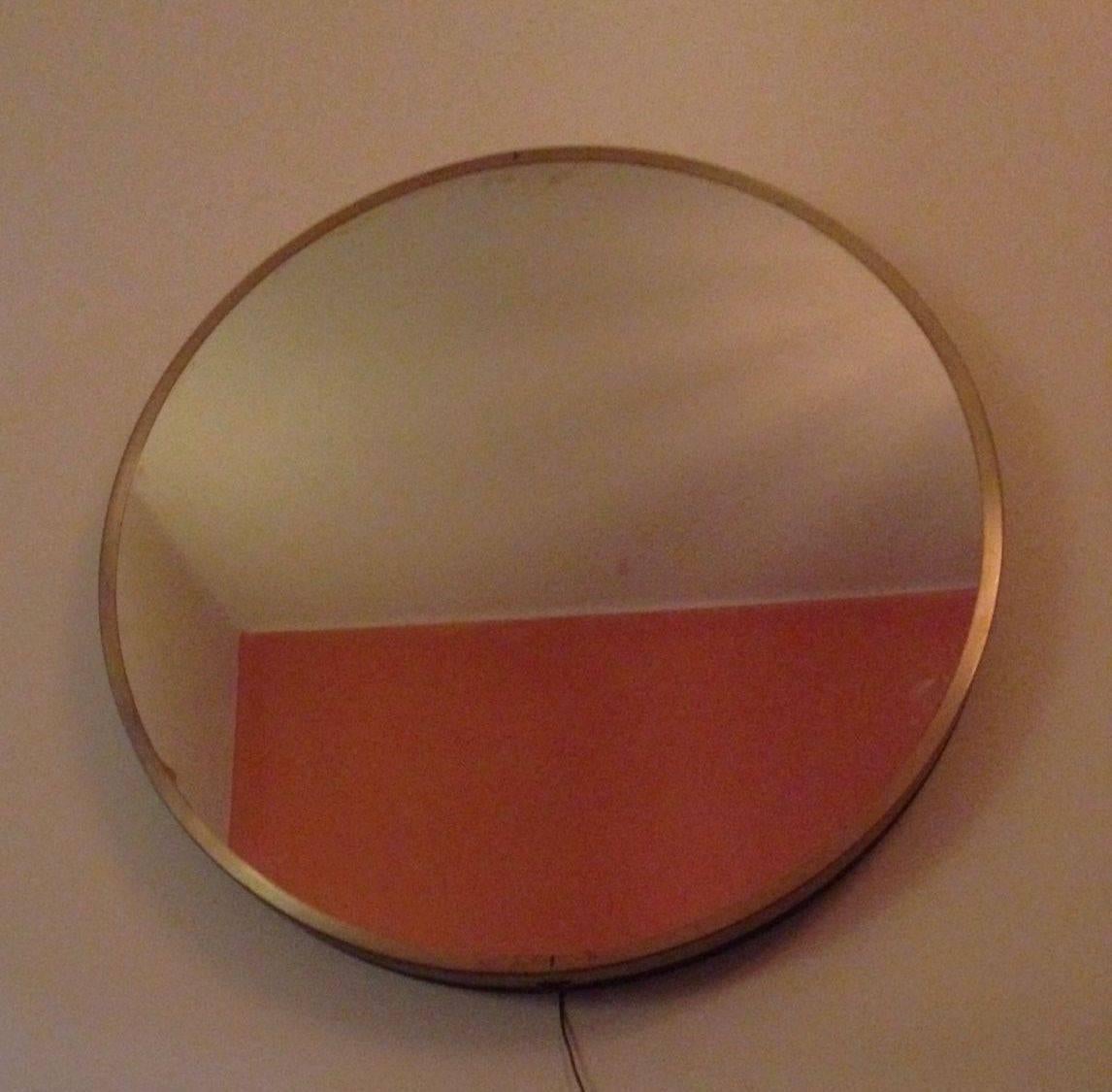 Italian 1970s Rare Large Original Infinity Mirror For Sale