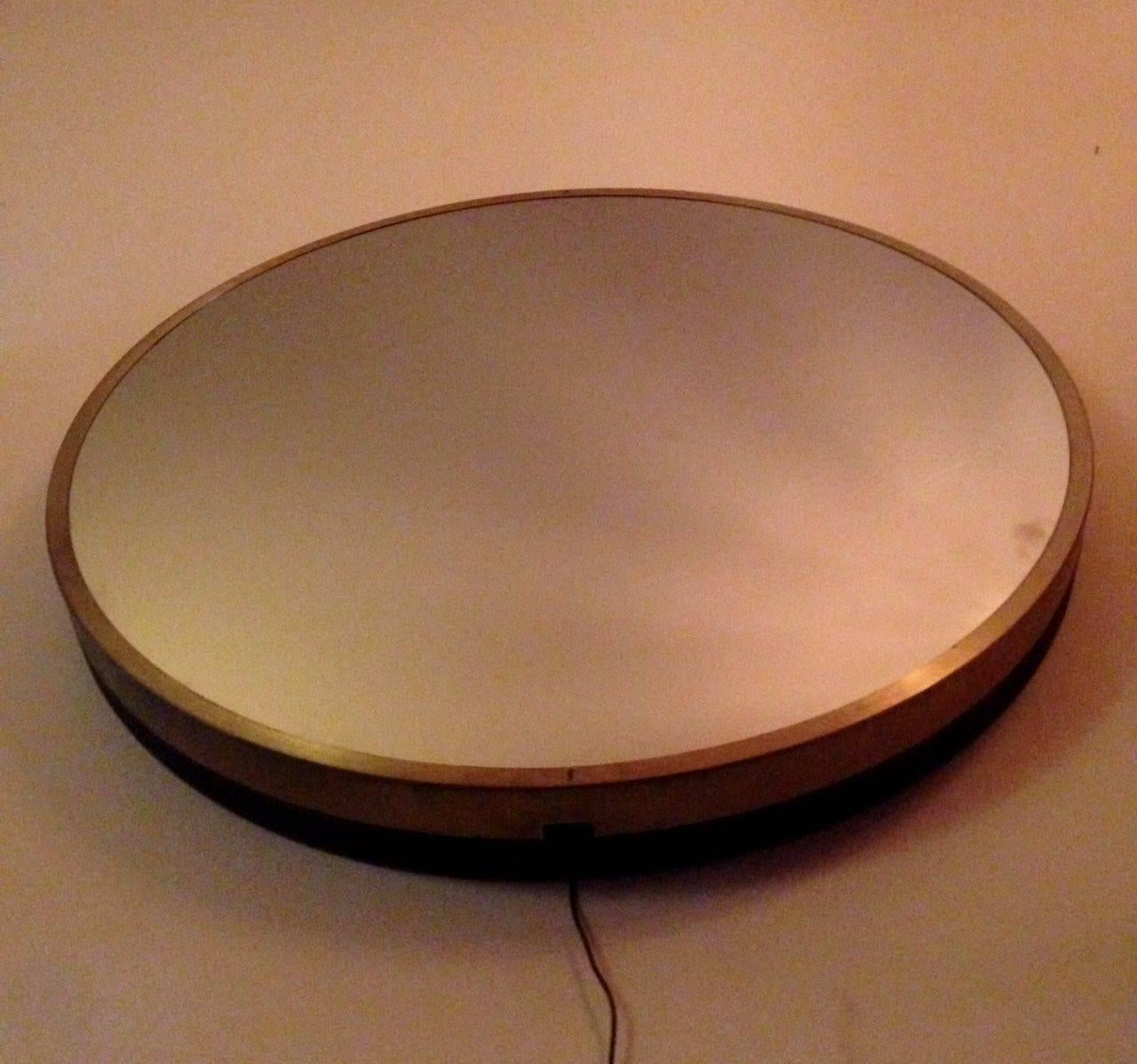 Late 20th Century 1970s Rare Large Original Infinity Mirror For Sale