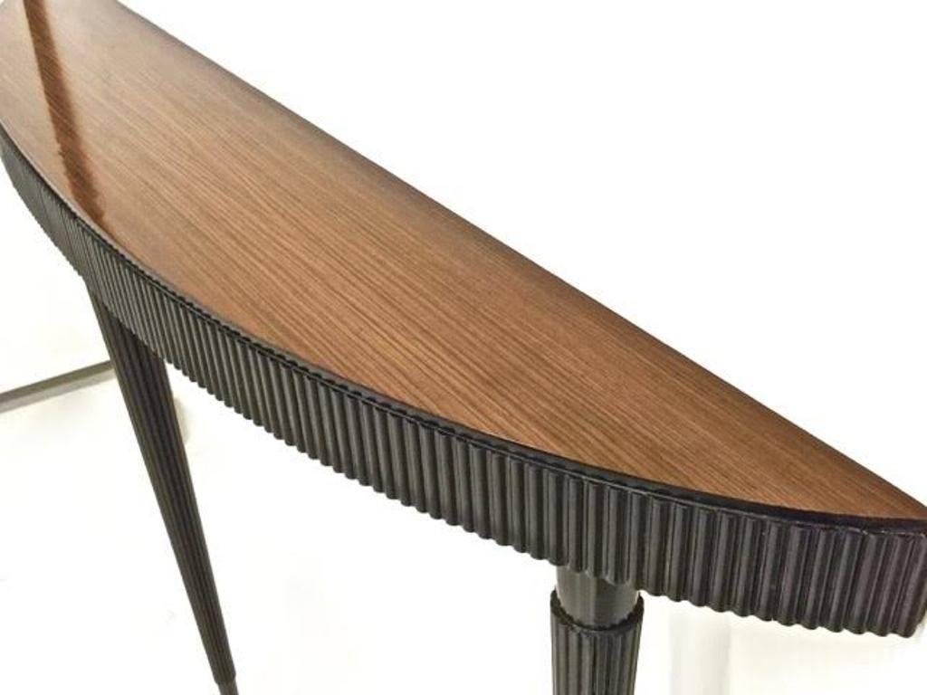 Italian Late 1940s Long and Narrow Console For Sale
