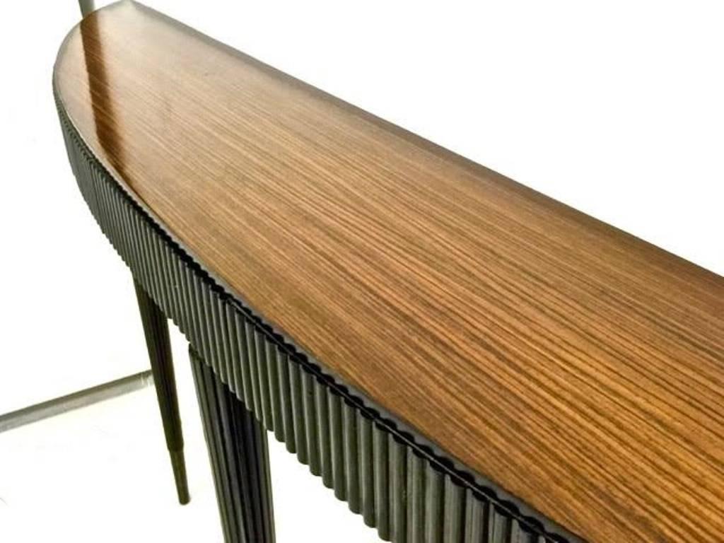 Late 1940s Long and Narrow Console For Sale 2
