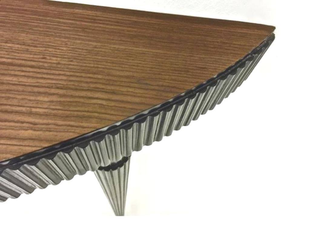 Ebonized Late 1940s Long and Narrow Console For Sale