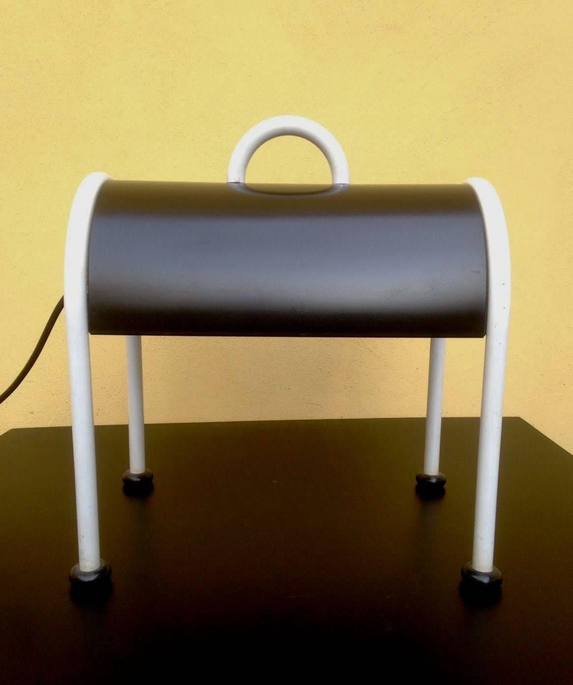 Table lamp Valigia, designed by Ettore Sottsass for Stilnovo , very rare in this colour 
