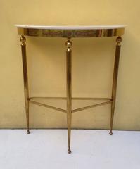 Late 1950s French Neoclassical Style Small Console