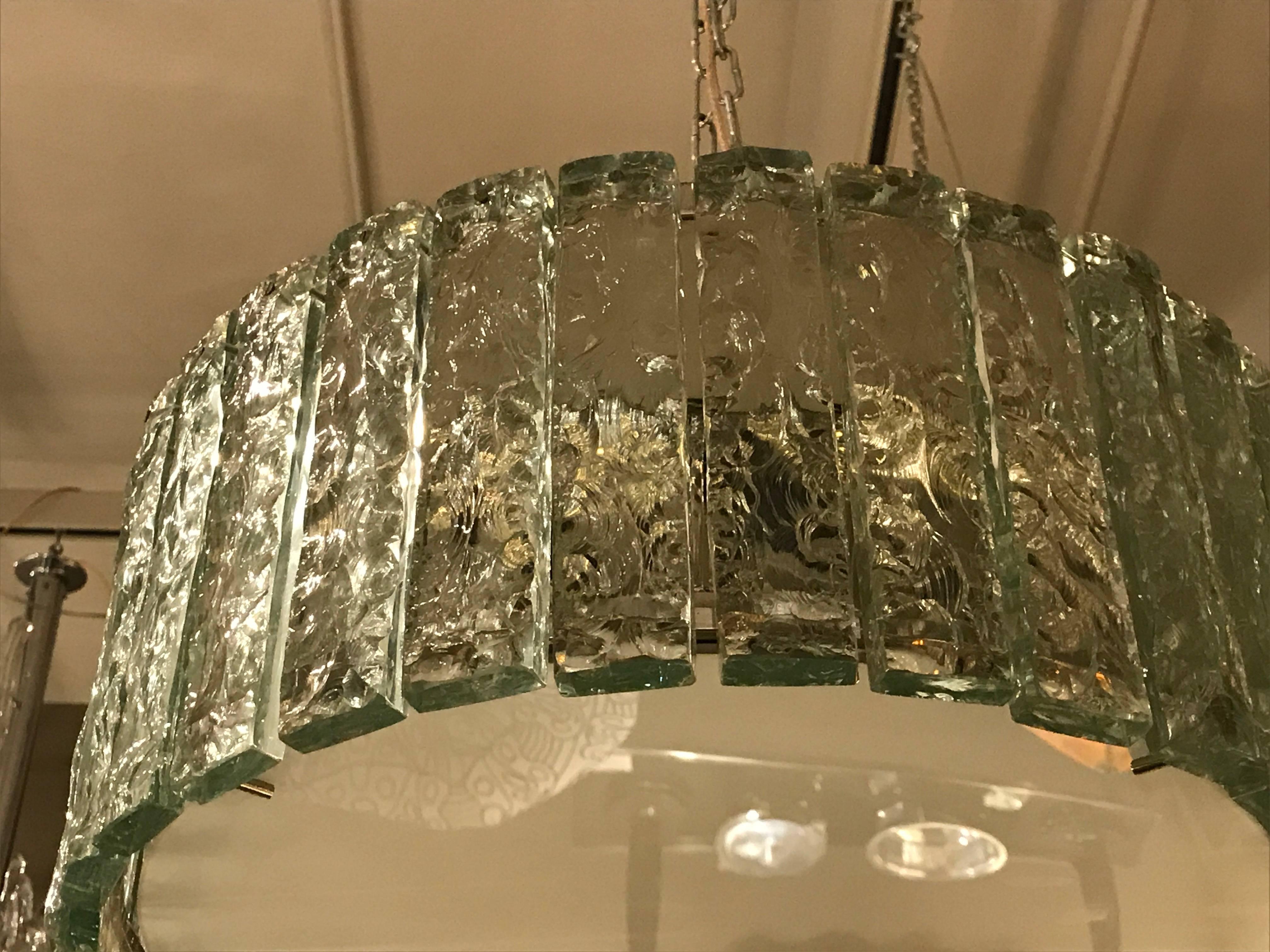 Chandelier by Max Ingrand, Italy, 1960's In Excellent Condition In New York, NY