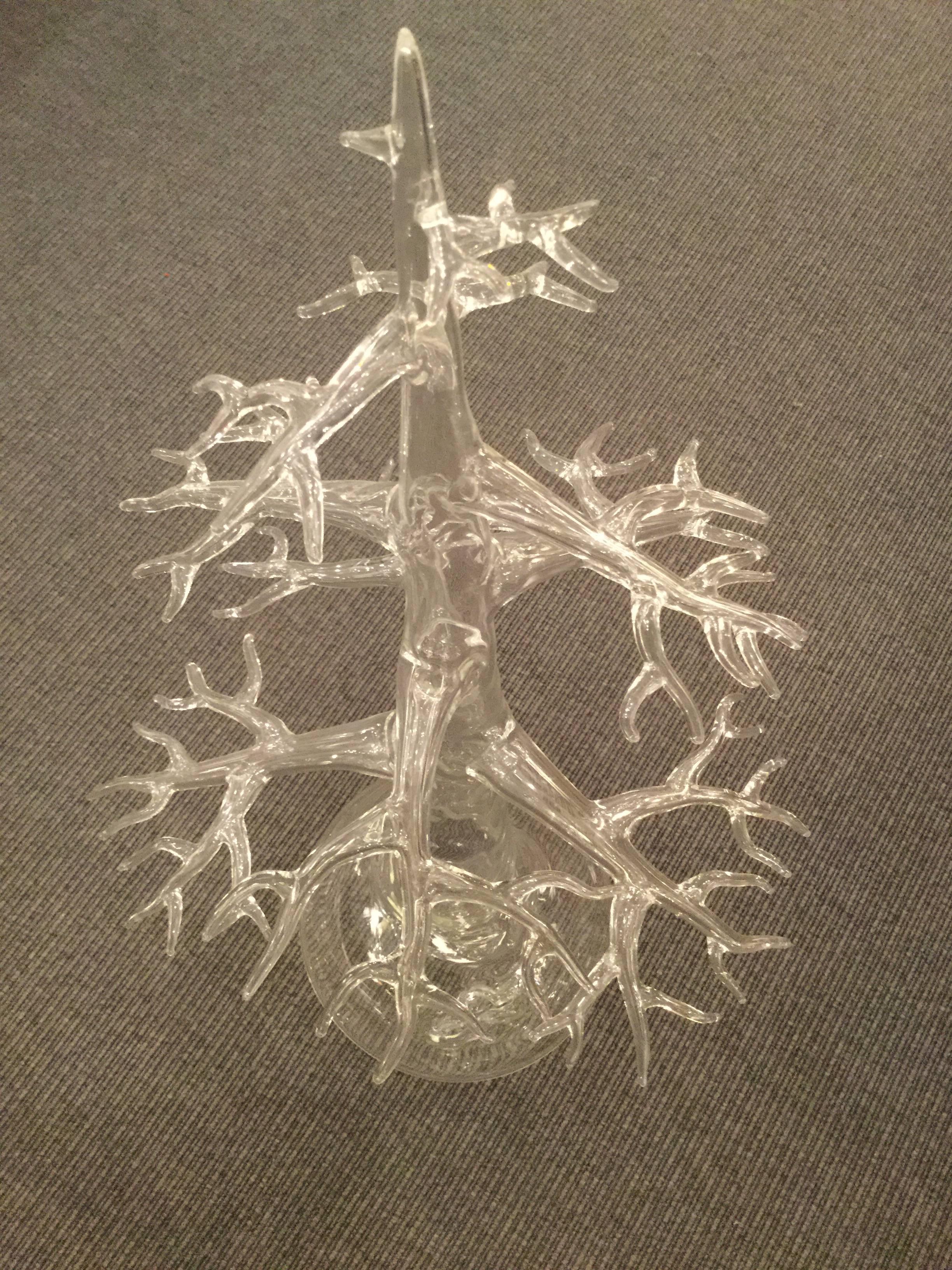 Fire-worked Borosilicate glass in the form of a miniature tree. Signed and dated on the trunk: Simone Crestani 2013.

OUR REFERENCE N8943c