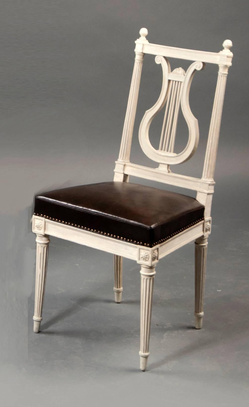Set of Eight Chairs, Louis XVI, France, Late 18th Century (Louis XVI.)