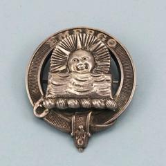 Webster Antique Sterling Silver Scottish Clan Badge