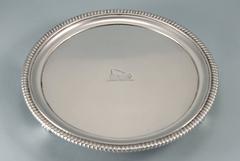 George III Sterling Silver Three Legged Gadroon Edged Salver