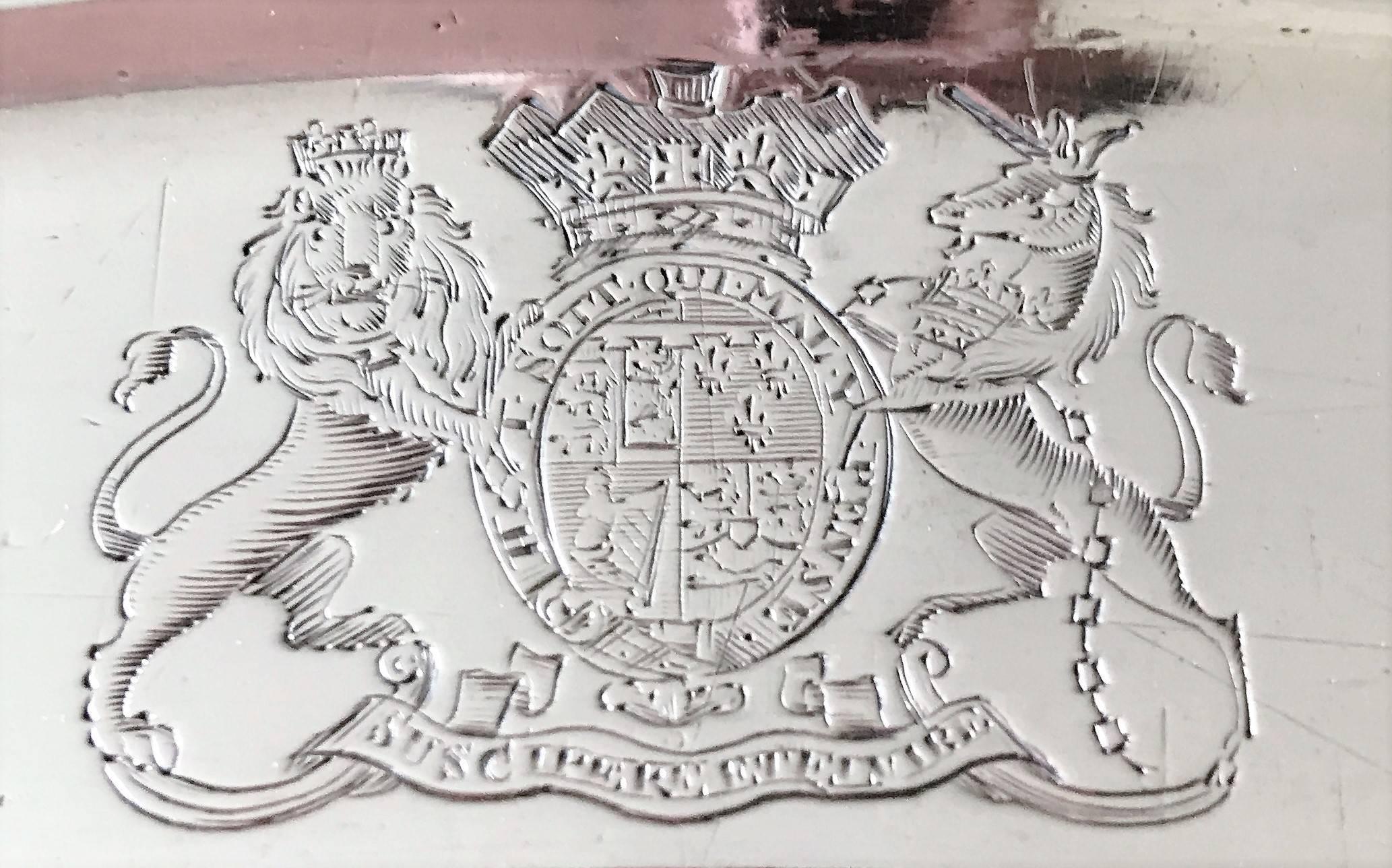 Sterling Silver Royal Silver, Ernest Augustus 3rd Duke of Cumberland & King of Hanover For Sale