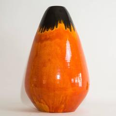 Jean Besnard for Primavera Art Deco Ceramic Large Vases