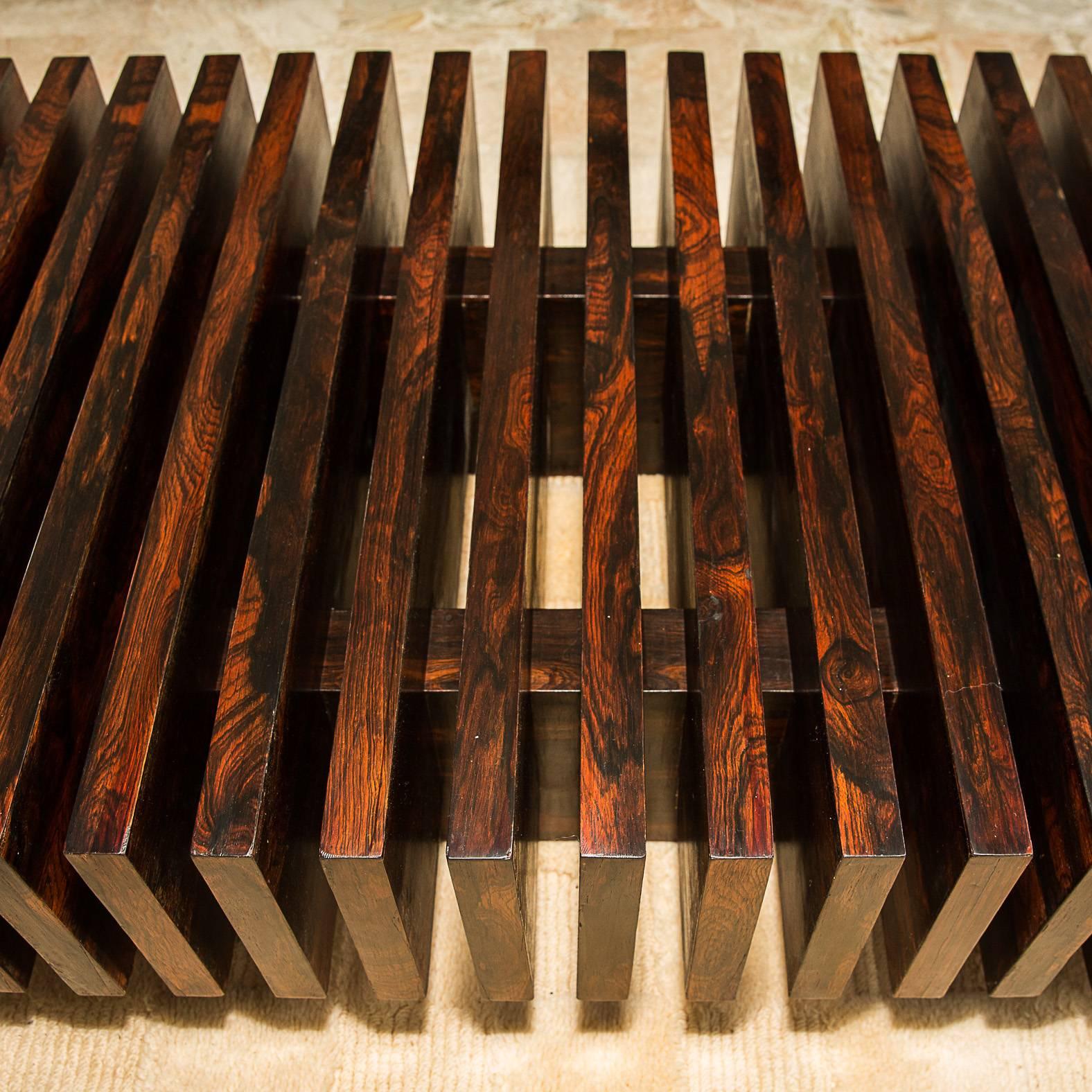 Mid-20th Century Minimalist Extra-Large Coffee Table For Sale
