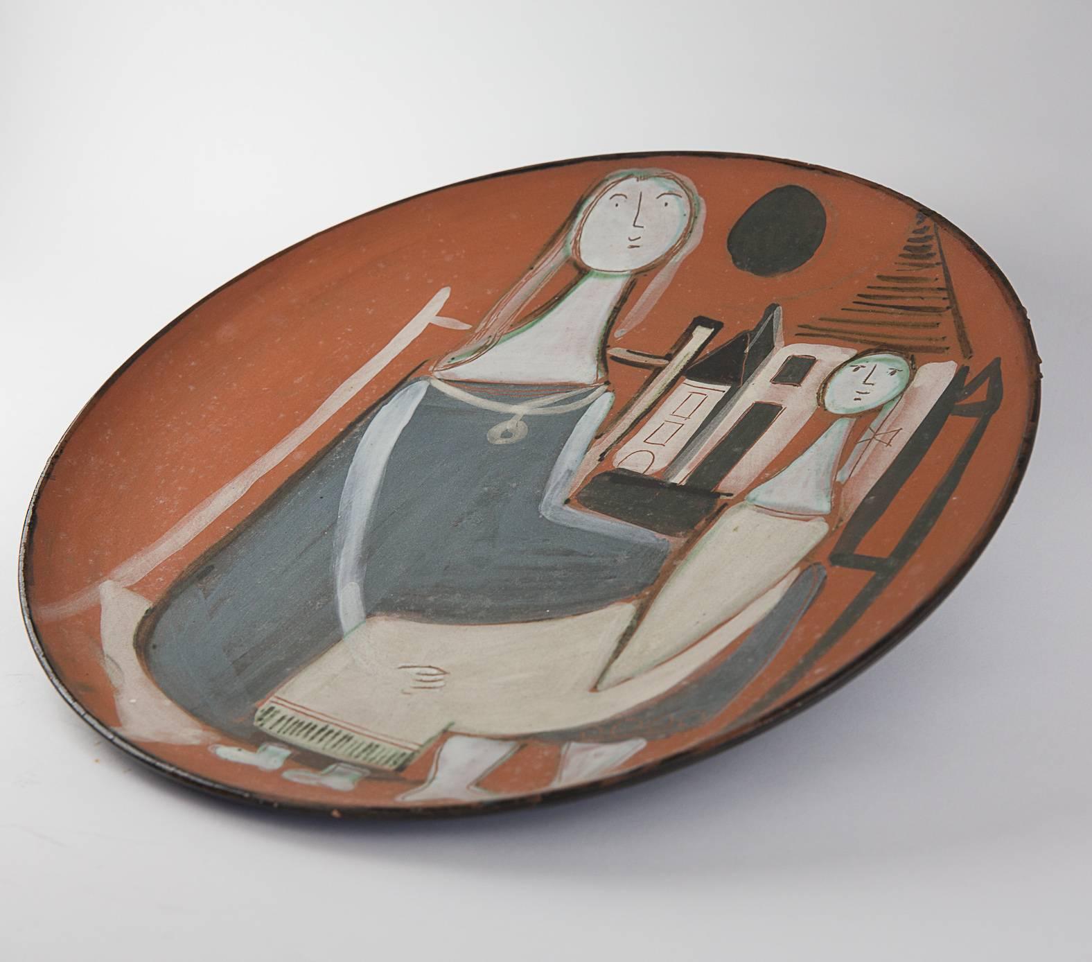Jacques Innocenti is considered as being the most talented and inventive ceramicist of Vallauris. He was obviously inspired by Picasso, Morandi and other major artists of the time but still succeeded although he died very early to leave a corpus of