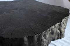 20th Century Pair of Solid Blackwood End Tables